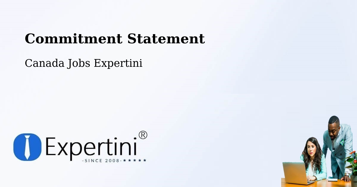 Commitment Statement - Canada Jobs Expertini