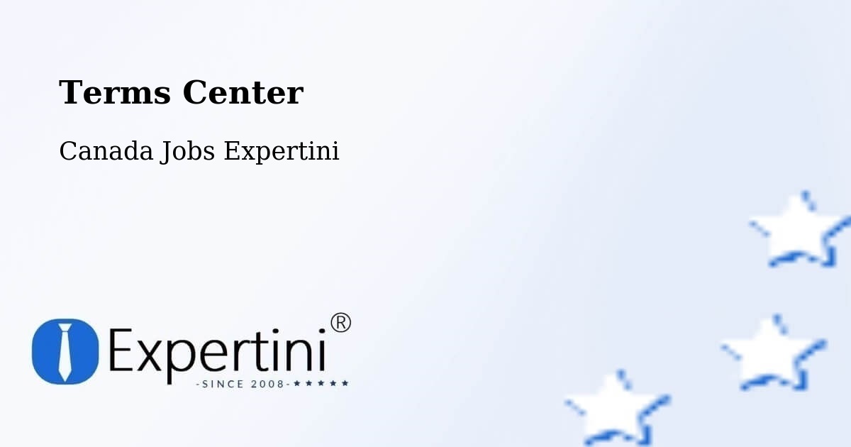 Terms of Service – Jonquière - Canada Jobs Expertini